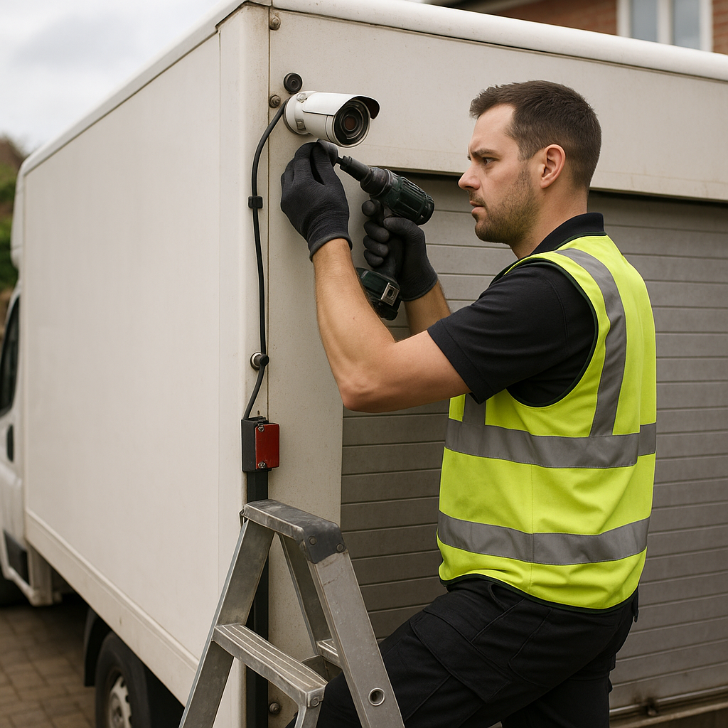 Vehicle CCTV installation example